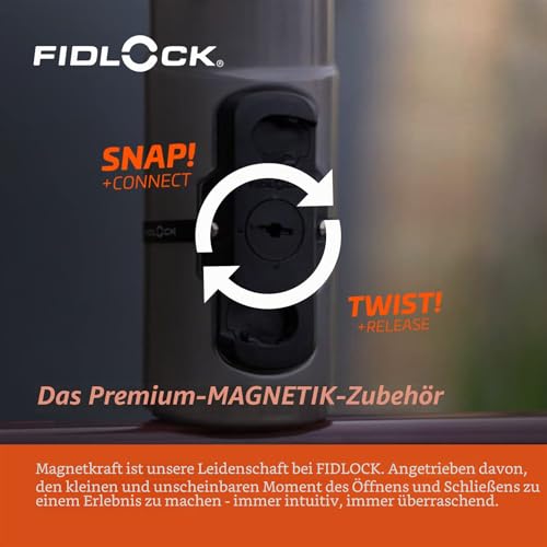 FIDLOCK Twist Bottle Connector – Ersatz-Connector für Magnet-mechanisches Flaschenhaltersystem, kompatibel mit Twist Bottle 450, 450 Kids… – Ansicht 6