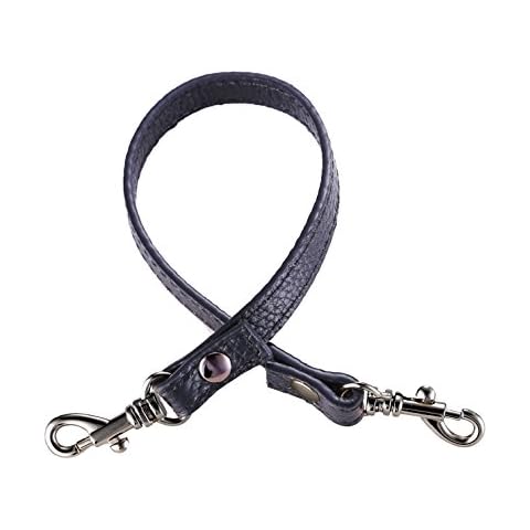 SeptCity Wristlet KeyChain Cellphone Leather Hand Strap with 2 Locks, Black Lock, S Cover
