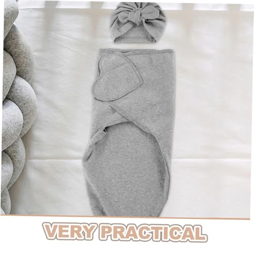 Couvertures d'emmaillotage mignonnes ORFOFE lot de 2 le cadeau de naissance idéal - 4