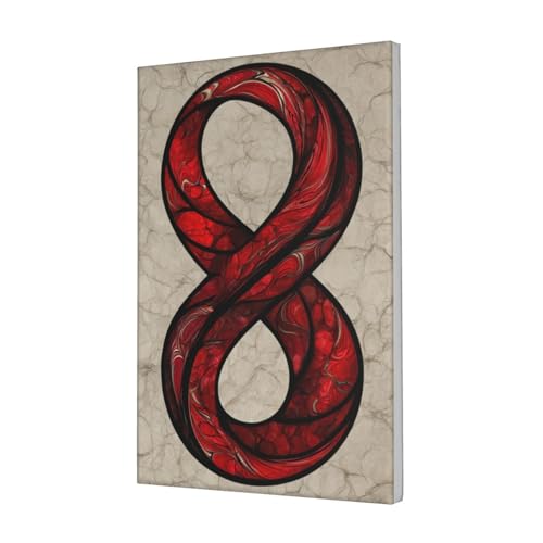 Lienzo moderno de infinito gigante Woshuwo, cuadro decorativo de pared enmarcado 30x45cm