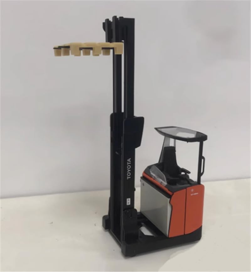 FloZ for TOYOTA for BT REFLEX forklift Black driving top+fork plate 1/24 Truck Pre-built Model