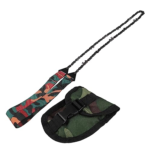 SEWOART Folding Hand Saws Tool 3/8 Inches Chain Ropes Saws Perfect for Camping Hunting Tree Work