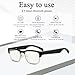 Smart Glasses, Bluetooth Audio Glasses for Men Women,Wireless Headphone Glasses with Speaker, Voice Control,HD Voice Calling,Anti-Blue Light Lenses,Magnetic Charging,Unisex
