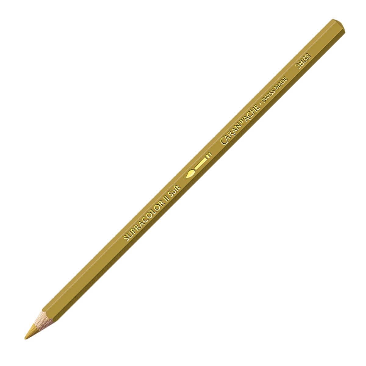 Caran D'ache Green Supracolor Soft Ochre