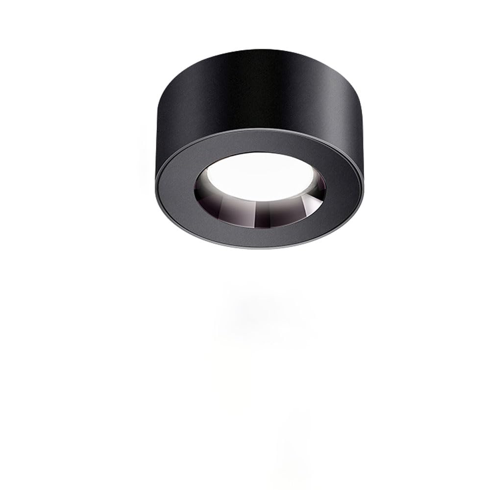 Foco de Techo Moderno Ultrafino montado Downlight nórdico Sala de Estar y Dormitorio Pasillo sin Techo Principal LED Tubo de protección Ocular lámpara antideslumbrante en Negrita