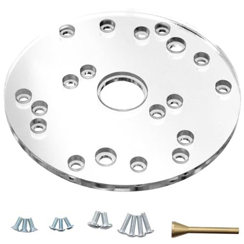 Chenxi studio precise engineered acrylic router base for major brands enhances visibility design for woodworking applications high transparency acrylic router base