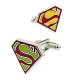  Gemelos para camisa Superman Amarillo y Rojo