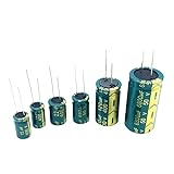 Condensador de aluminio 6,3 V, 10 V, 16 V, 25 V, 35 V, 50 V, 63 V, 100 V, 400 V, 450 V, 100 UF 220 UF 330 UF 680 UF 470 UF (16 V1500 unidades)