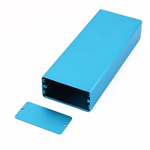 Aexit 23 x 44 x 110mm conectores de aluminio azul miniatura 2