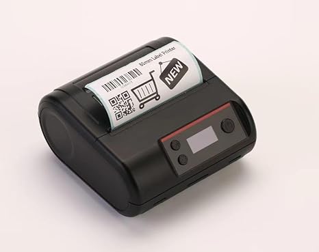 KUPIS KP300 80mm Thermal Portable Bluetooth Printer – Heavy Duty Receipt, Label, Barcode & Billing Printer for Mobile POS, Retail, and Shipping.