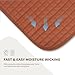 Tackmore All-Purpose Square Quilted Western Saddle Pad Breathable, Shock-Absorbing Saddle Pad Comfortable Fit for Horses Brown