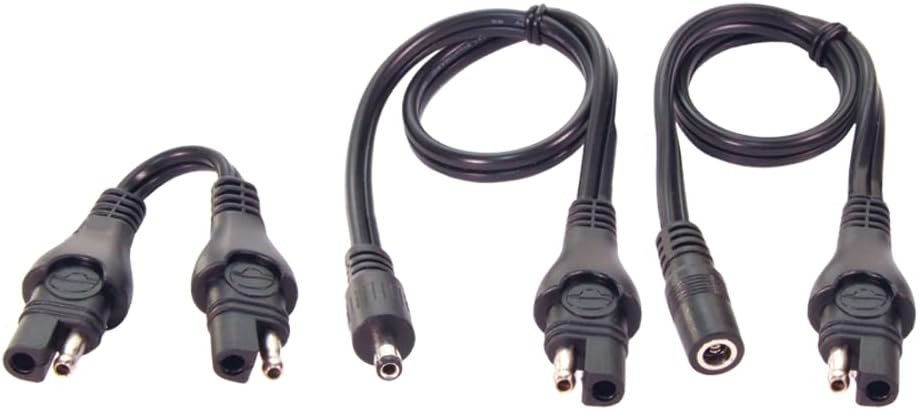 TecMate Optimate Cable O-67, Adapter kit, 3 piece, SAE to DC 2.5mm
