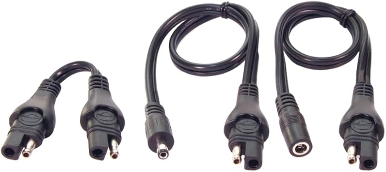 TecMate Optimate Cable O-67, Adapter kit, 3 piece, SAE to DC 2.5mm