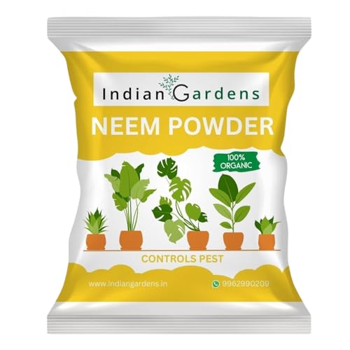 Image of Indian Gardens Neem cake powder 100% organic fertilizer for plants (2 Kg)