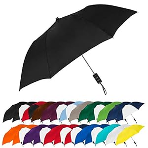 The Spectrum Popular Style 42″ Automatic Open Compact Travel Umbrella for Rain, Wind & Sun, Sturdy Lightweight Small Portable Stick Umbrella for Men and Women