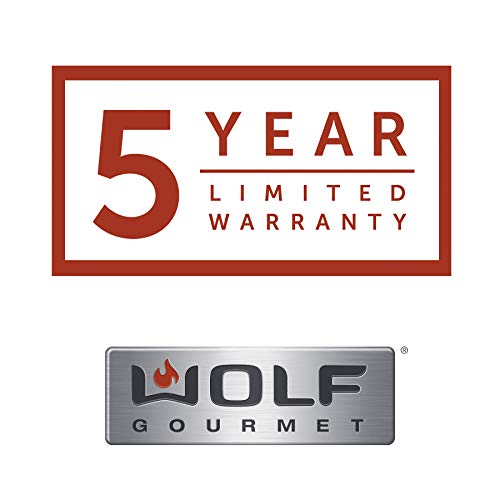 Wolf Gourmet Pro-Performance Blender, 64 Oz Jar, 4 Program Settings, 12.5 Amps, Blends Food, Shakes And Smoothies, Red Knob, Stainless Steel (Wgbl200S) #TOP6