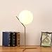 Produktbild Modern Globe Glasschirm Creative Ball Moon Tischlampe Schlafzimmer Wohnzimmer Studie Büro Lampe Tisch Schlafzimmer Nachttisch Wohnzimmer Sofa Ball Lampe Glaskugel Wandleuchte Hotel Nachttischlampe