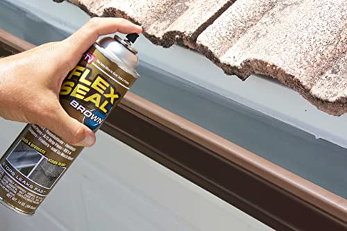 Flex Seal Spray Rubber Sealant Coating, 14-Oz, Brown (2 Pack) #TOP2