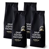 ドリップコーヒーファクトリー ゴールドブレンド コーヒー 豆 のまま 2kg 500g×4袋