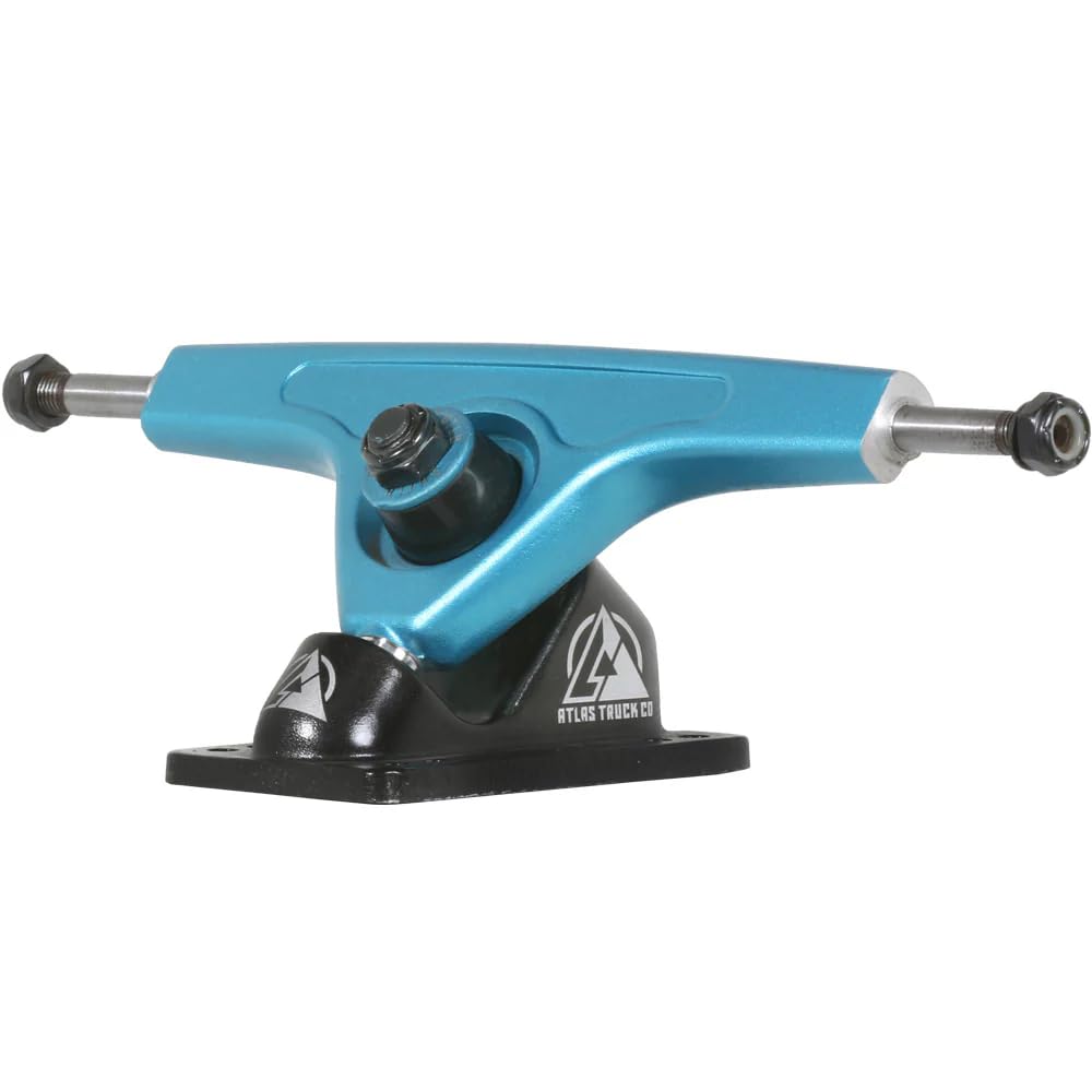 Reverse Kingpin Ultralight Longboard Trucks, 180mm Hanger, 48 Degree Baseplate, 8mm Axle (Set of 2)
