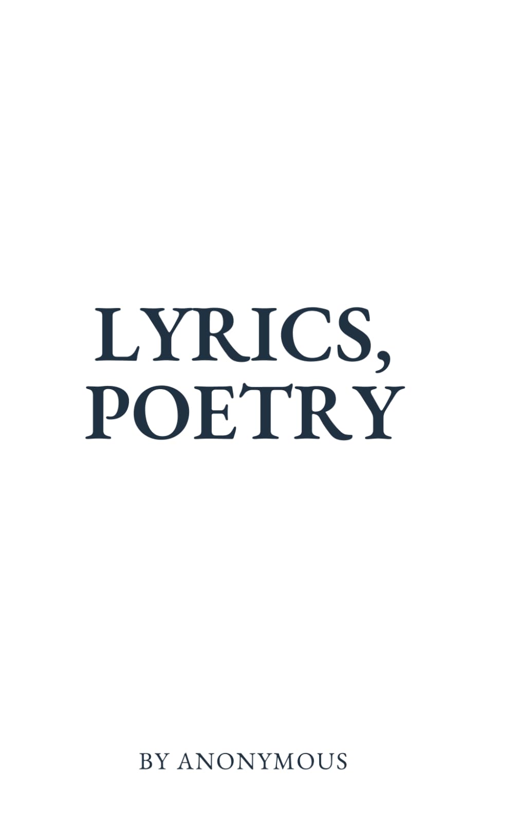 Esoteric Lyrics, Poetry