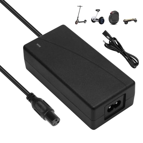 Hoverboard Ladegerät 42V 2A 3-Polig mit EU-Stecker, Schnelllade Power Netzteil mit Led-Anzeige Adapter für Elektro Scooter, Elektroroller, Elektrischen Selbstausgleichender Roller, Drifting Board Hoverboard Ladegerät 42V 2A 3-Polig mit EU-Stecker, Schnelllade Power Netzteil mit Led-Anzeige Adapter für Elektro Scooter, Elektroroller, Elektrischen Selbstausgleichender Roller, Drifting Board