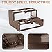 Hot Tub Steps, Universal Heavy Duty Spa & Hot Tub Step, Wood Looking Plastic Steps for Hot Tub, Use for Round or Straight Sided Spa, Non-Slip Steps for Outdoor/Indoor, 600lbs Load Capacity