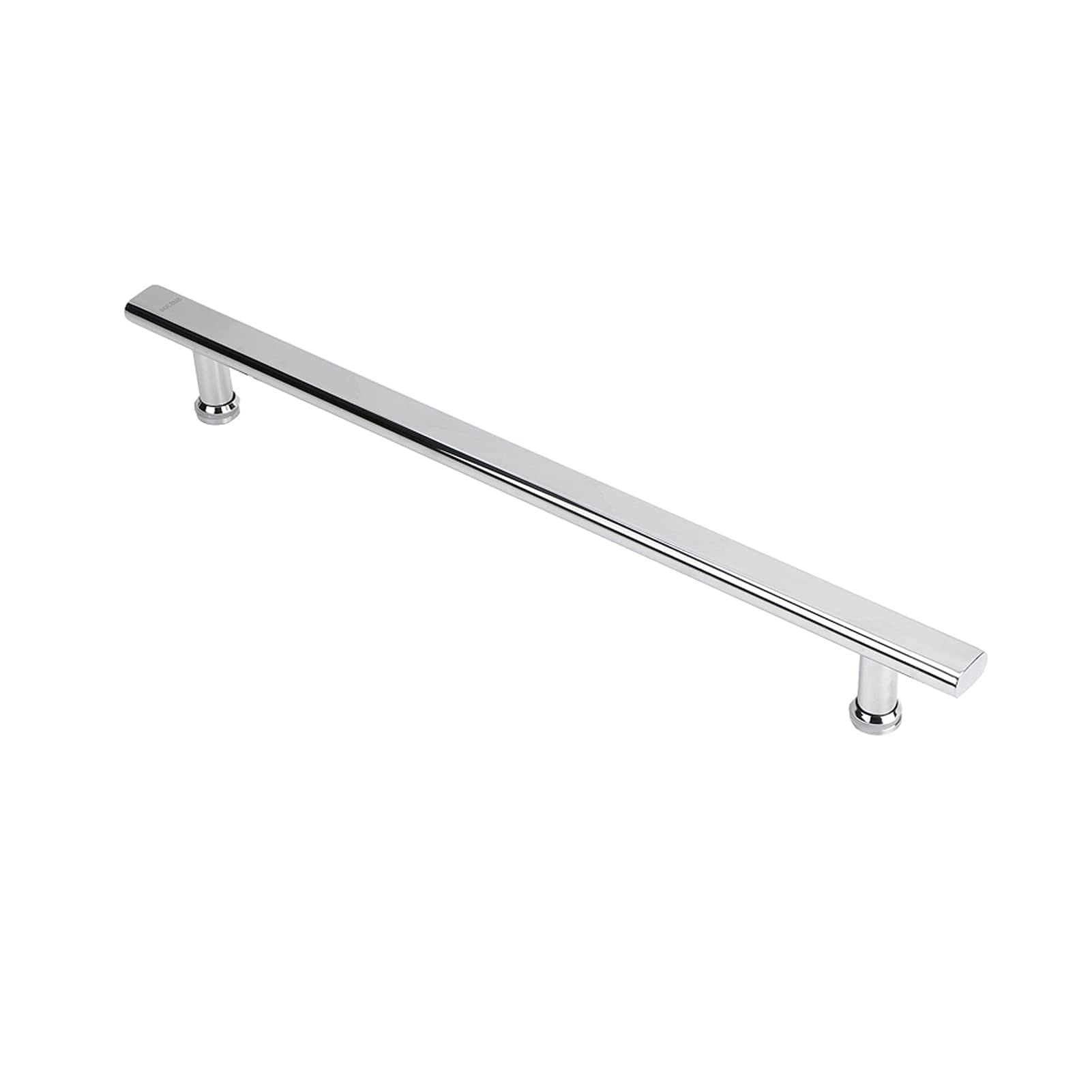 Poignée de porte de douche en verre au design chromé élégant 440 mm