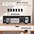 Daakro AV-735A 600W 5.1 Channel Home Theater Stereo Receiver,Wireless Home Audio Amplifier System,Digital Stereo Receiver/Amp System w/ 3 Mic in Echo/BT/USB/SD/RCA/LED/Opt/Coax for Home/Studio