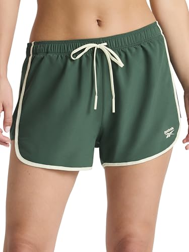 Reebok Women’s Pro-AM Training 3” Short, Standard Fit, Lightweight Mesh-Lined Poly Fabric, Pineneedle, Medium - image 1