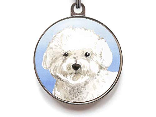 Bichon Frise Dog Tag Custom Bichon Frise Pet Tags Personalised