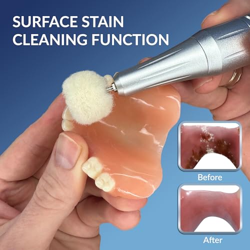 Image of USB Polishing Machine, Portable Electric Mini Polisher 35000 RPM for Edge Correction Smoothing After Repair Cleaning Creating a Shiny Surface, Polishing Head Set with Step-by-Step Instructions