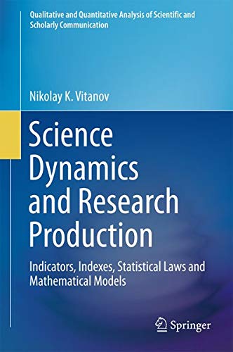 Buy Science Dynamics and Research Production — BookShops.in
