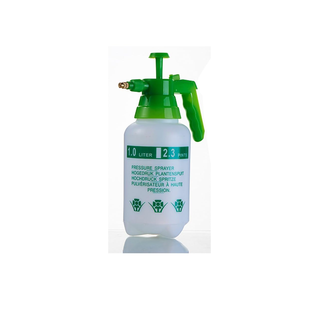 Peromet Manual Pressurized Garden Spray Sprayer Bottle - Efficient and Convenient Plant Care Garden Spray Lawn Sprinkler Water Mister Spray Bottle for Herbicides, Pesticides (1Ltr)