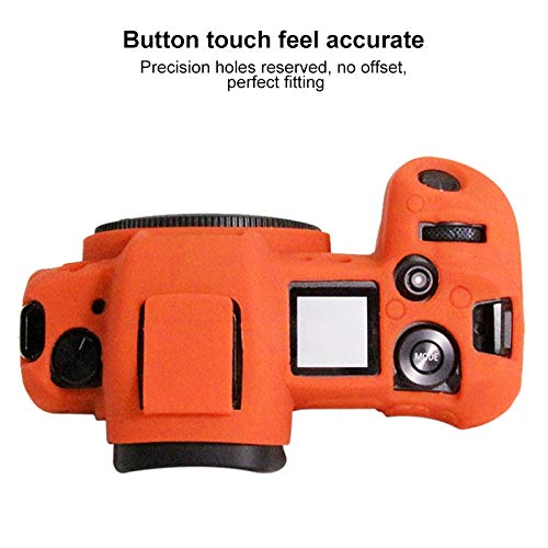 Puluz Soft Silicone Protective Case For Canon Eos R (Orange) #TOP2