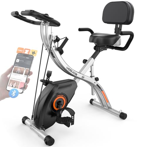YOSUDA Foldable Exercise Bike for Home Gym