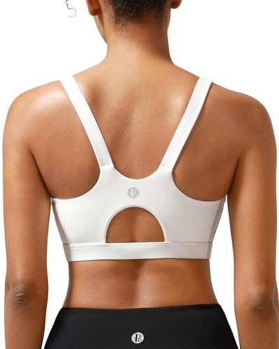 Image of RUNNING GIRL Sports Bra for Women High Support, Molded Cup High Impact Sports Bras for Women with Sewn in Pads
