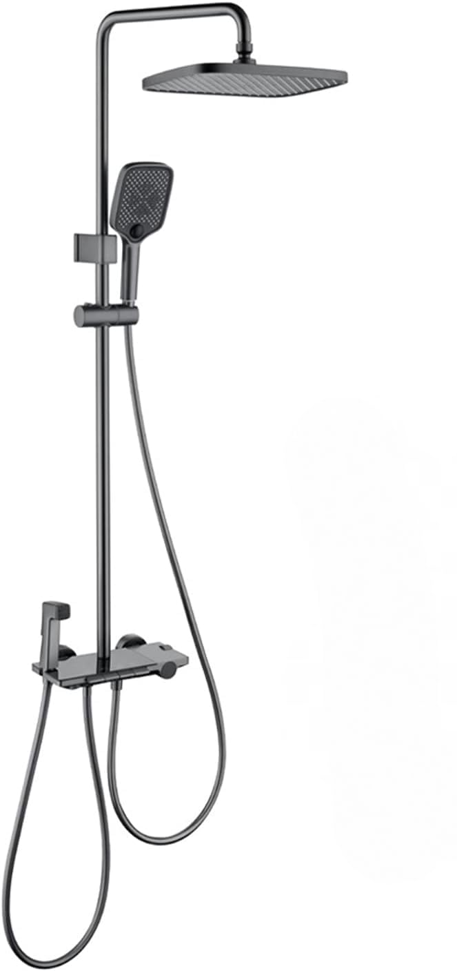 Ensemble de robinets de douche anti-brûlure à 4 accessoires fonctionnels