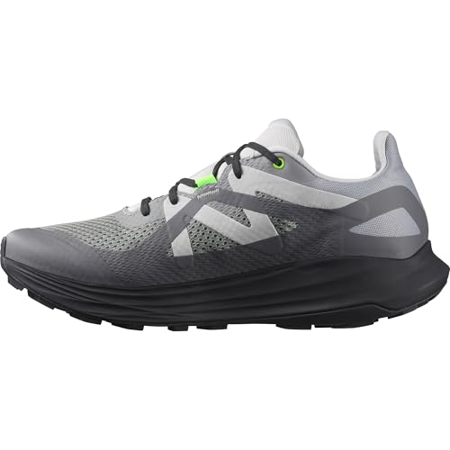 Salomon Salomon Men’s Ultra Flow Gore-Tex, Waterproof Trail Running Shoes - Sharkskin/Black/Gray Violet - 7.5