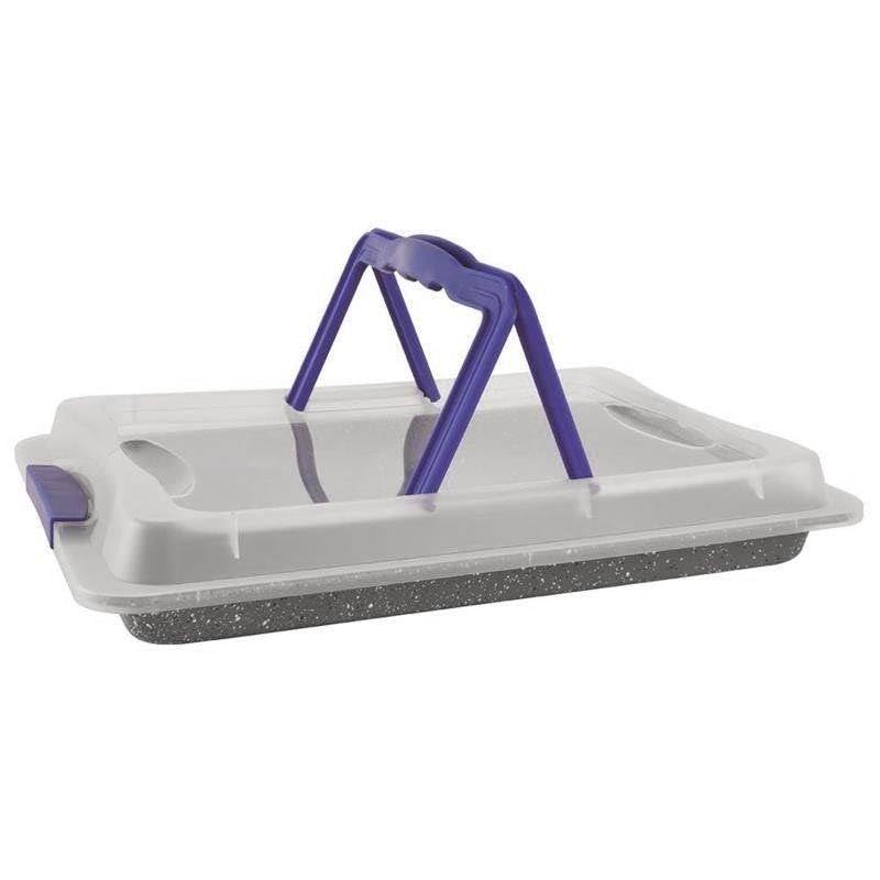 orion group Bandeja para horno con tapa de granito, 43 x 29 x 7 cm
