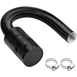 Ansaugrohr Set für Dieselheizung, Standheizung Zubehör, Standheizungs-Kanalrohr, Luftansaugfilter-Schalldämpfer für 2 kW 5 kW 8 kW Lufterhitzer
