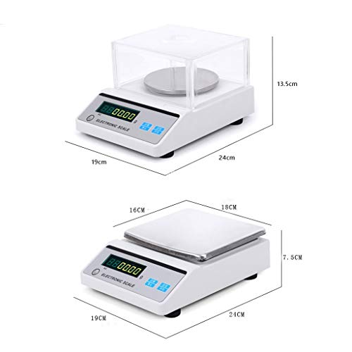 Báscula electrónica digital de precisión 300g/0.001g portátil industrial miniatura 3