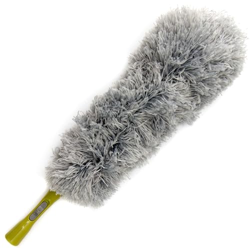DOCA Telescoping Pole 5-12 Ft - Extension Pole for Cleaning, Feather Duster, Window Washing Kit, Paint Roller, Window Squeegee - High Reach Extendable Kit for Indoor & Outdoor - Feather Duster