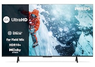 Philips 55PUS7200 4K LED Smart TV - Écran 55 Pouces avec Plateforme Pixel Precise Ultra HD, Titan OS et Son Dolby Atmos - Compatible Alexa et Assistant Vocal Google