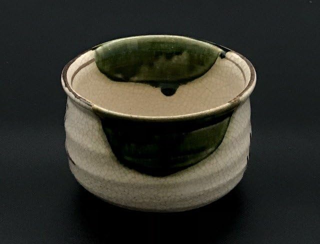 織部 食篭 六兵衛窯 加藤六兵衛 瀬戸赤津焼 共箱□