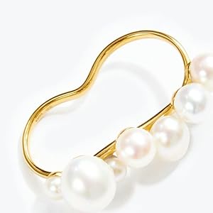 Amazon.co.jp: [ステラハリウッド] バブルパールボリュームリング