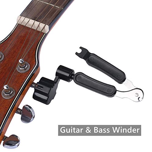 Enrouleur de cordes de guitare et extracteur de broches de pont, outil de réparation de guitare fonctionnel 3 en 1(black) - Les Beatles, Paul McCartney, John Lennon, RIngo Starr, George Harrison Enrouleur de cordes de guitare et extracteur de broches de pont, outil de réparation de guitare fonctionnel 3 en 1(black) – Image 3