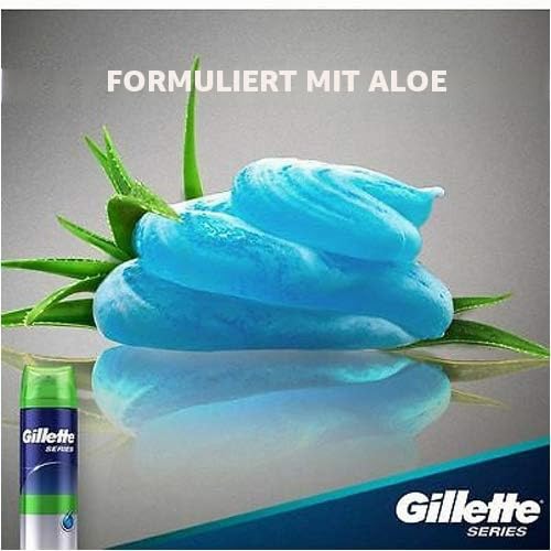 Gillette Serie empfindliche Haut Rasiergel, 200 ml (1er Pack) – Ansicht 6