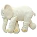 MorisMos Stuffed Elephant Plush Pillow Toy Off-white 24 inch/60cm