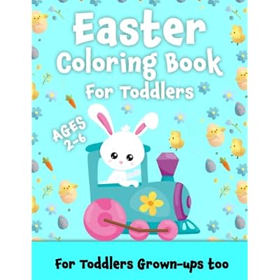 Easy Easter Coloring Books For Toddlers, Preschool And Kids